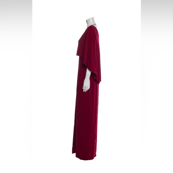 🍷Halston Heritage V neck cape dress - Picture 6 of 7